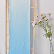 尚太极纺织50D渐变缎面雪纺过渡色 汉服舞台服太极服晚礼服