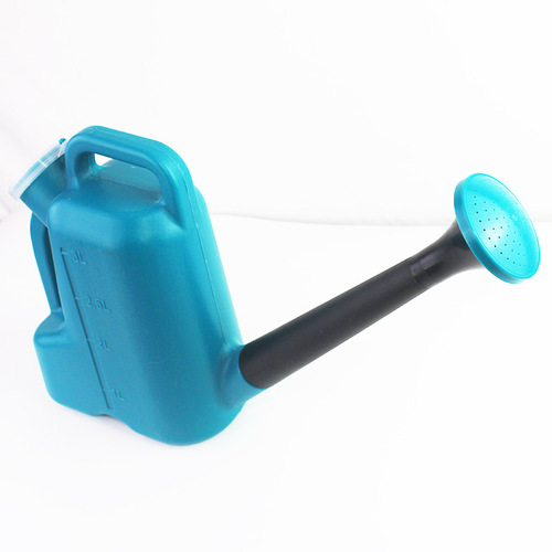 Plastic 5L sprinkler kettle with lid, watering kettle, removable nozzle, spray kettle, large capacity thickened spray kettle