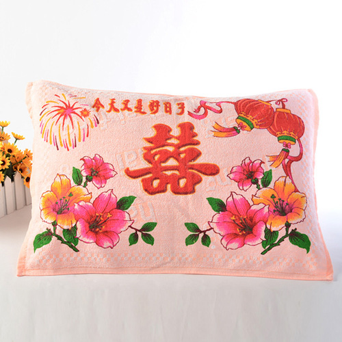 Factory direct supply of cut velvet printed pillow covers, student school pillow covers, migrant workers wedding return gift pillow covers wholesale