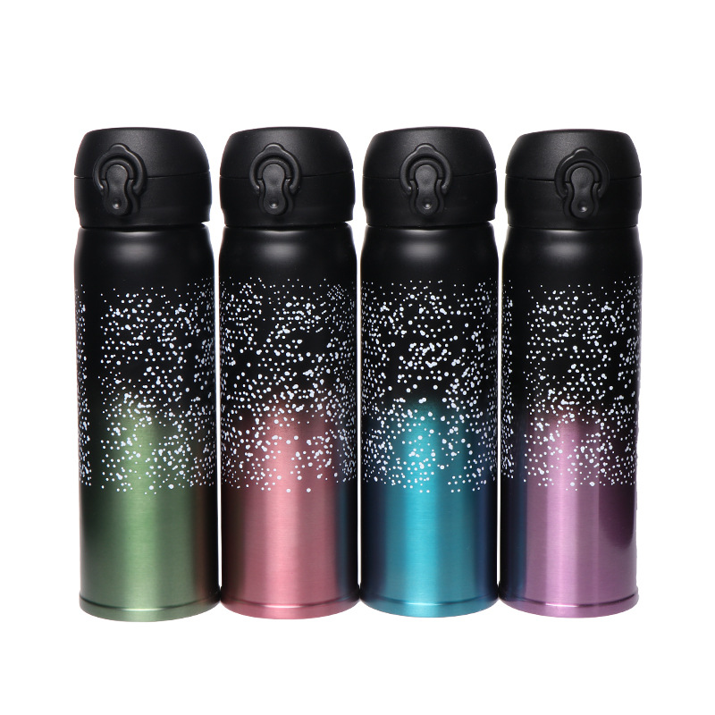 Creativo nuevo rebote cubierta estrella taza vacía 304 aislamiento al vacío taza estudiante taza publicidad regalo taza imprimible logo