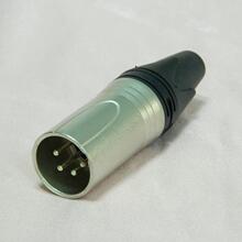 乐滋精工 XLR4P耳机功放播放器 卡侬平衡插头插座4针卡侬公母插