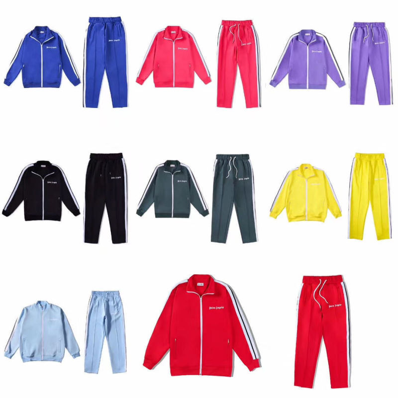 PA Brown Angels Men and Women suit Letter Printed Casual Jacket Coat PA School Uniform Sports Pants Loose Casual Trendy