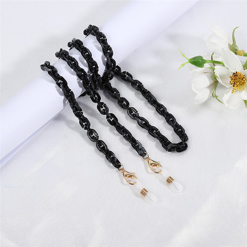 Cross-border accessories fashion chain glasses chain acrylic resin anti-skid chain wholesale