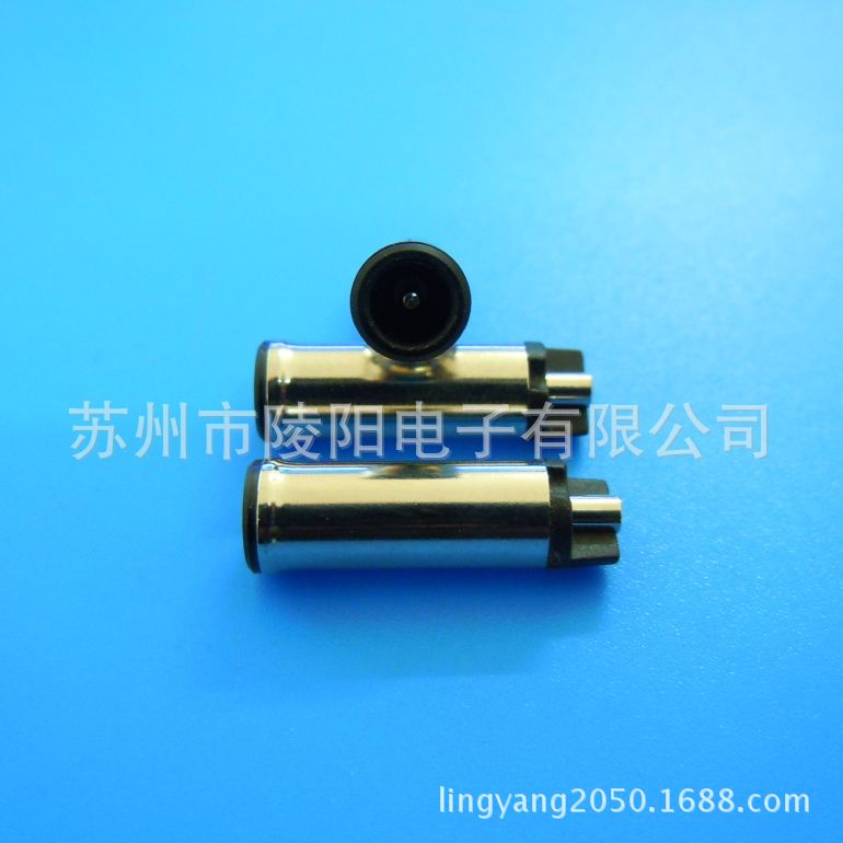 6514 DC圆尾半胶/长20.5/黑胶