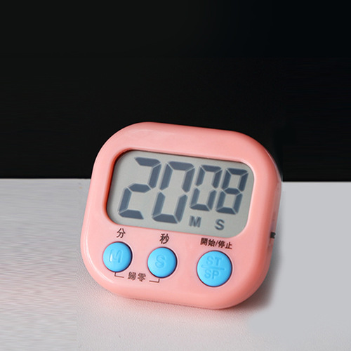 大屏幕厨房定时器电子计时器秒表定时小闹钟