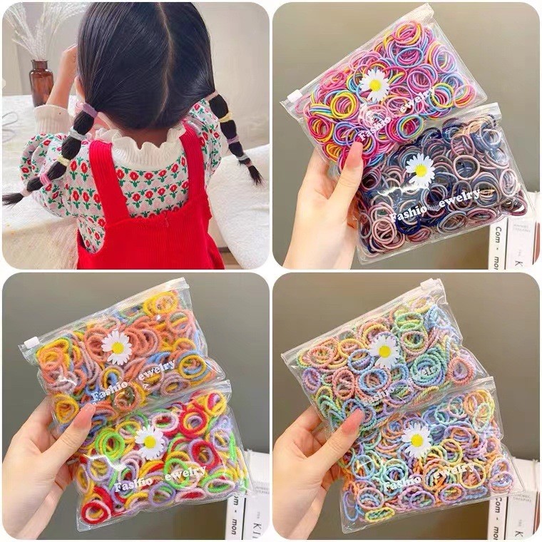 Children's harmless small hair rope