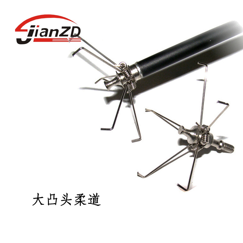 Milling composite workpiece arrow convex head large judo eight claw flat head judo arrow wholesale large quantity Congyou