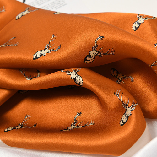 Thirty-year-old Jiang Shuying's same style elegant silk scarf for women, versatile professional decoration mulberry silk scarf