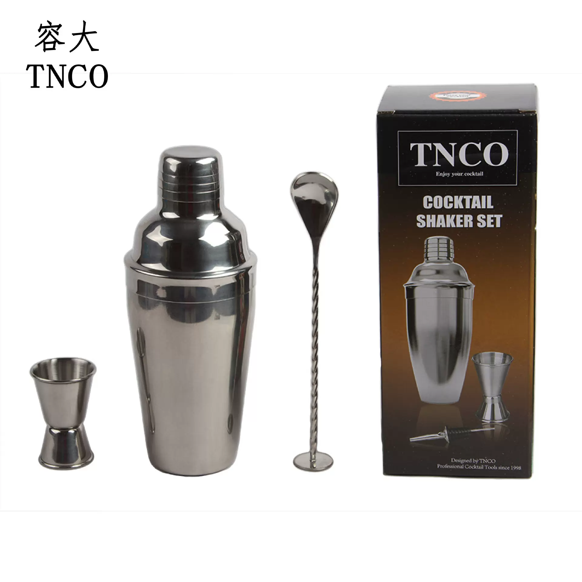 酒吧套装 不锈钢调酒器 酒吧用具 雪克壶 调酒杯 调酒器 调酒杯