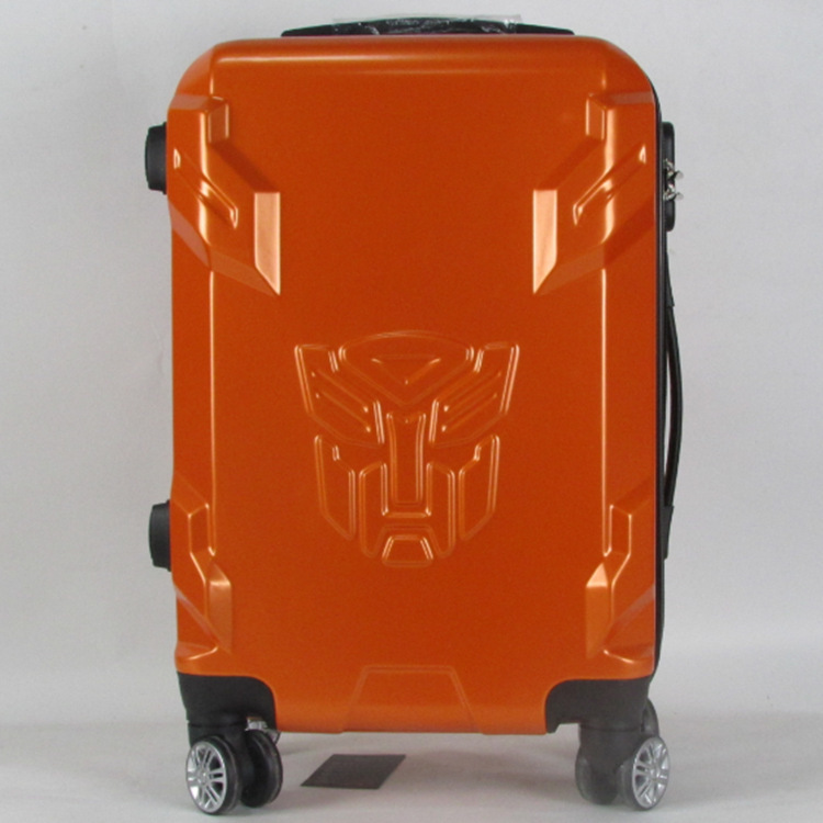 ABS+PC批发万向轮拉杆箱 变形金刚款铝框拉秆箱 新款时尚登机旅行