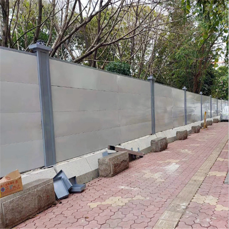 广州装配式围挡市政钢结构围挡施工安全隔离钢结构围蔽钢围墙
