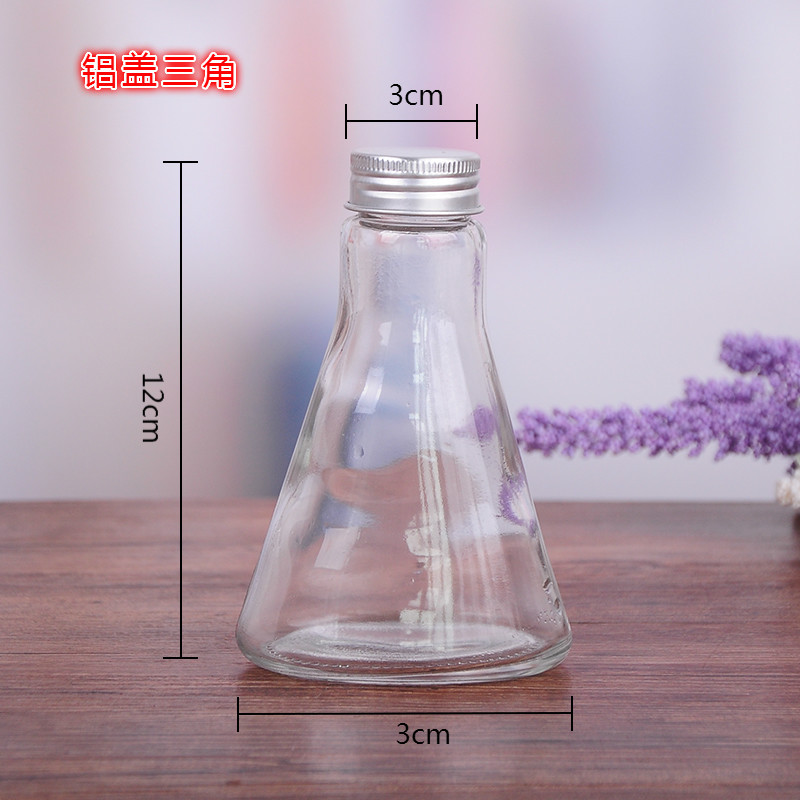 Envío gratuito creativo DIY botella de océano transparente botella de vidrio de corcho botella de deriva botella de arco iris deseando botella estrella material