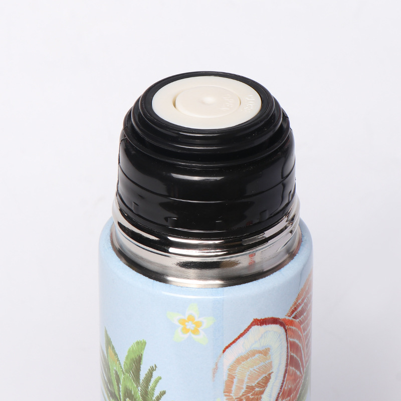 Flamingo bala ventosa 304 Acero inoxidable ventosa regalo de negocios moda logo impreso patrón