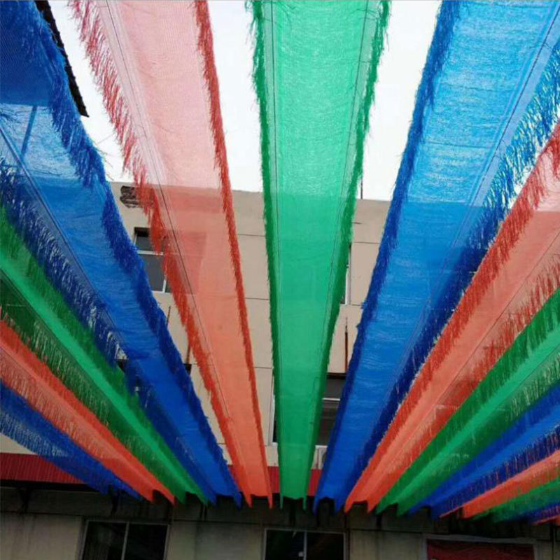 Kindergarten sunshade net, colorful sunshade net, retractable mobile heat insulation net, outdoor playground light-blocking net