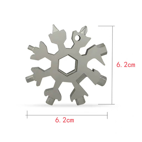 Internet celebrity tool  Universal snowflake wrench Multi-functional alloy hexagon octagon portable small tool 