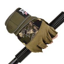 男运动护腕健身半指手套单杠撸铁防起茧手套防滑耐磨锻炼露指手套