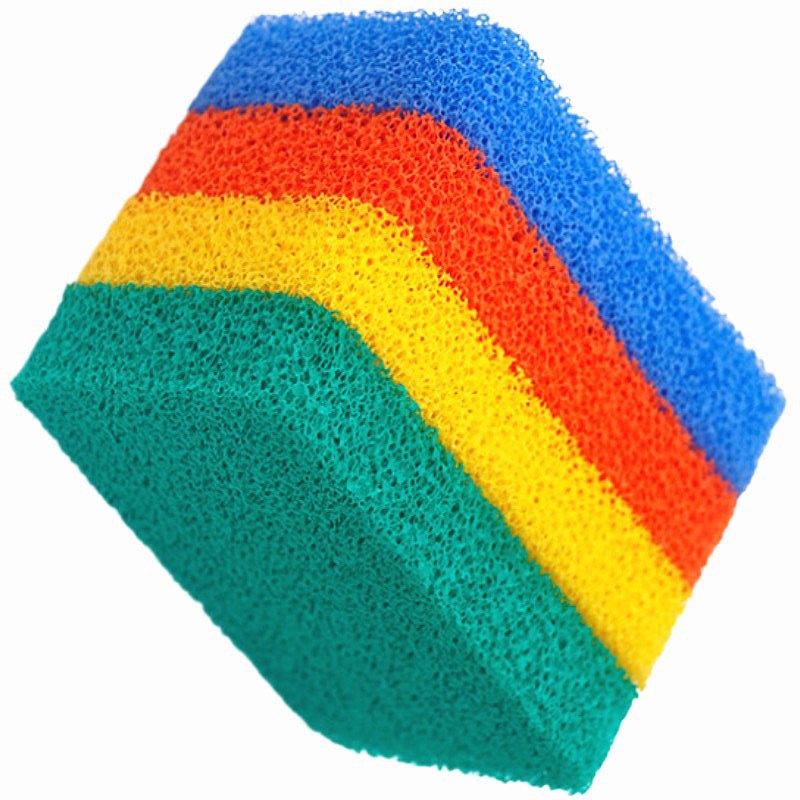 东莞厂家批发厨房吸油清洁洗碗硅胶海绵 开孔硅胶滤棉定 制