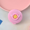 Cartoon mini tape measure multifunctional round portable leather ruler measures the three feet bust waist, the soft ruler of the soft ruler meal