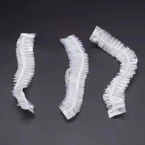 PE Disposable Shower Cap Bar Plastic Head Cover Waterproof Large and Thick Bar Hat Hotel Guesthouse Shower Cap Wholesale