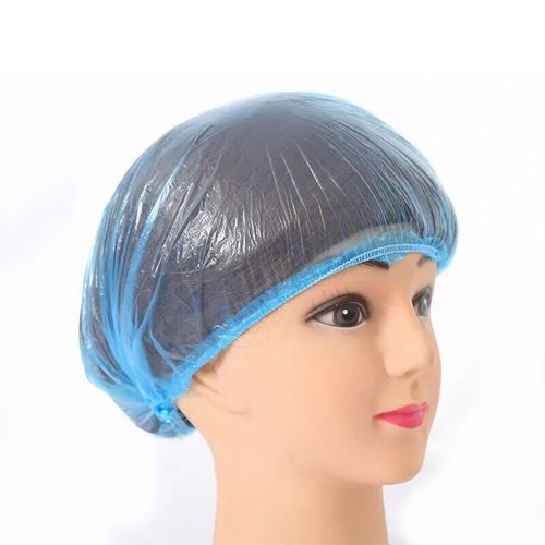 PE Disposable Shower Cap Bar Plastic Head Cover Waterproof Large and Thick Bar Hat Hotel Guesthouse Shower Cap Wholesale