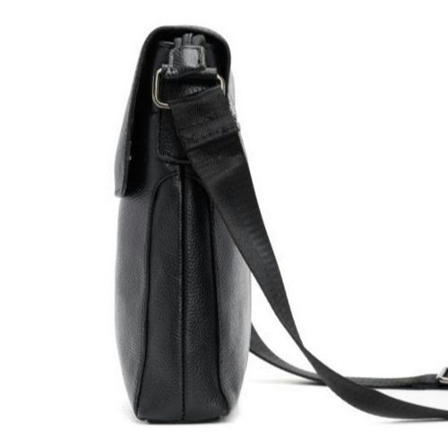 First layer cowhide men's shoulder crossbody casual cowhide sports business small bag sports bag manufacturer one piece drop shipping