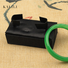 手镯架 黑缎面插式手镯夹手串展示托 珠宝玉器翡翠饰品道具