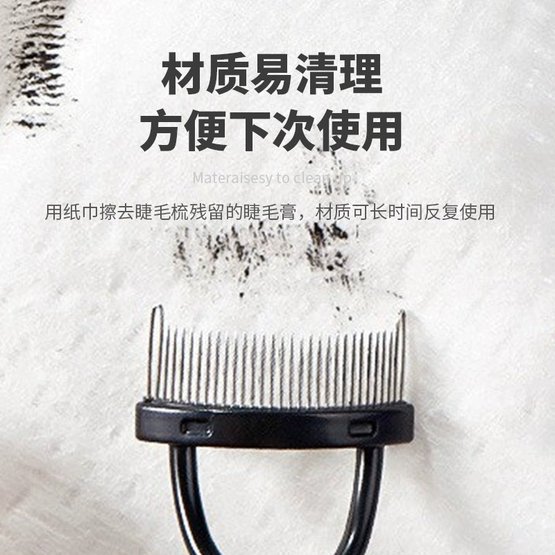Handheld plastic crooked brush for eyelashes
