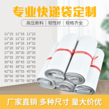 跨境电商白色加厚快递袋宽大号快递物流防水打包袋塑料自封袋现货