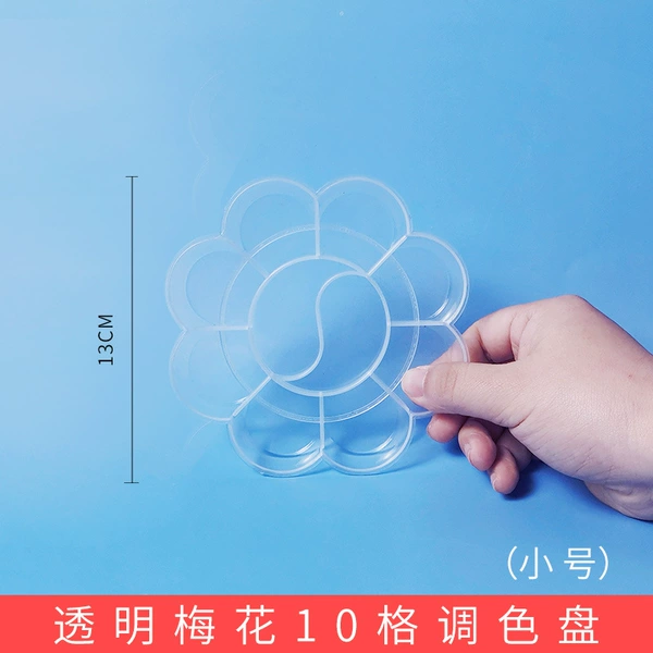Small plum blossom plate (transparent)