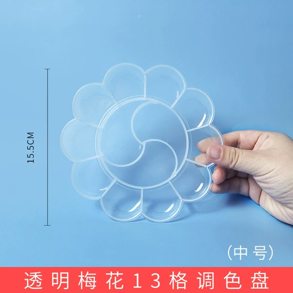 Medium plum blossom plate (transparent)