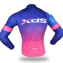 新款车队版骑行服长袖套装夏季男溥款山地车公路车骑行服透气