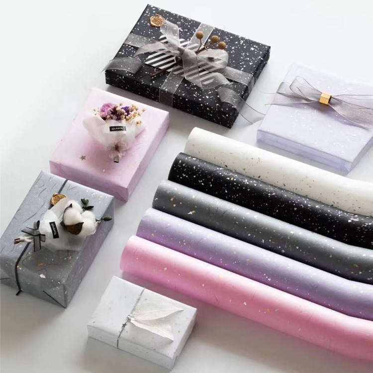 High-grade flower wrapping paper color dream gift wrapping paper net red handmade diy gift box material wrapping paper