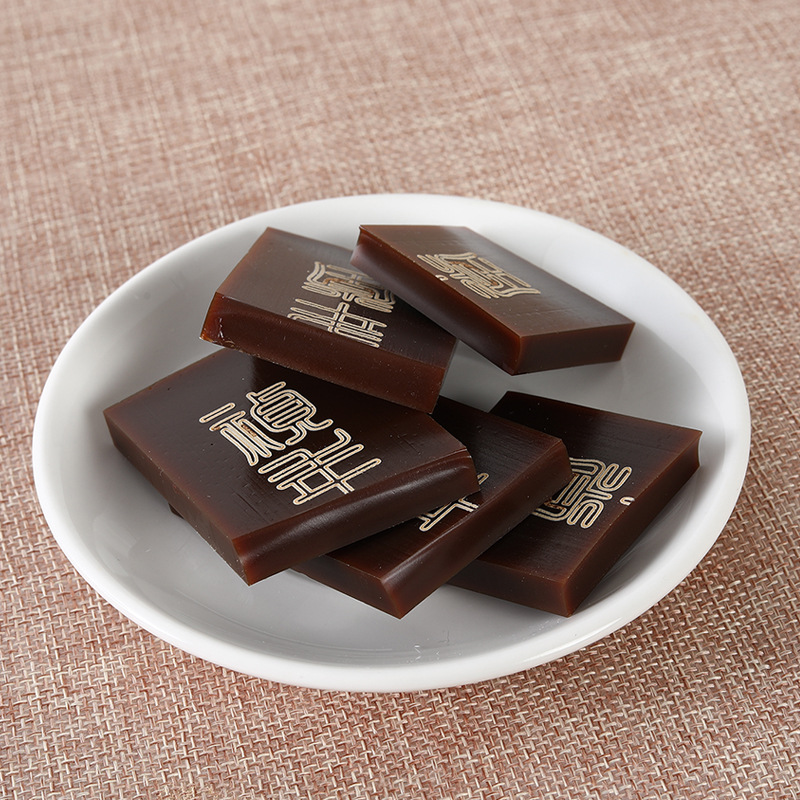 Donkey hide gelatin block gift box donkey skin donkey hide gelatin sheet boiled donkey hide gelatin cake accessories Gillian donkey hide gelatin block powder will sell snacks