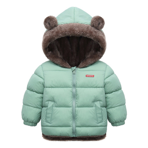 Stylish children's lambswool cotton coats: Boys' down-filled cotton jackets, girls' padded cotton jackets, and thickened kids' outerwear.
