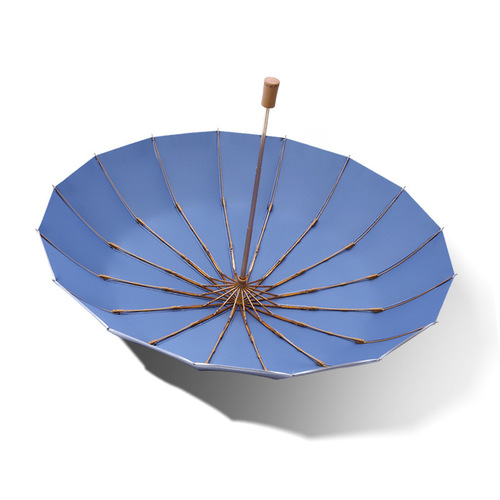 Titanium silver 16-bone folding umbrella sun umbrella sunny or rainy dual-use umbrella sunshade super sun protection UV protection for women UPF50+