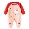 Children's demi-season clothing, warm overall, keep warm bodysuit for new born, internet celebrity, factory direct supply, increased thickness