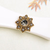 Metal golden diamond from pearl, hair accessory, wholesale