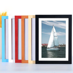 Wooden Picture Frame for Wall, 12-inch 16-Piece Frame Set, 20 Pieces Framing, 18-Piece Puzzle Border, A4 Poster Oil Painting 8K Four-Open 4K