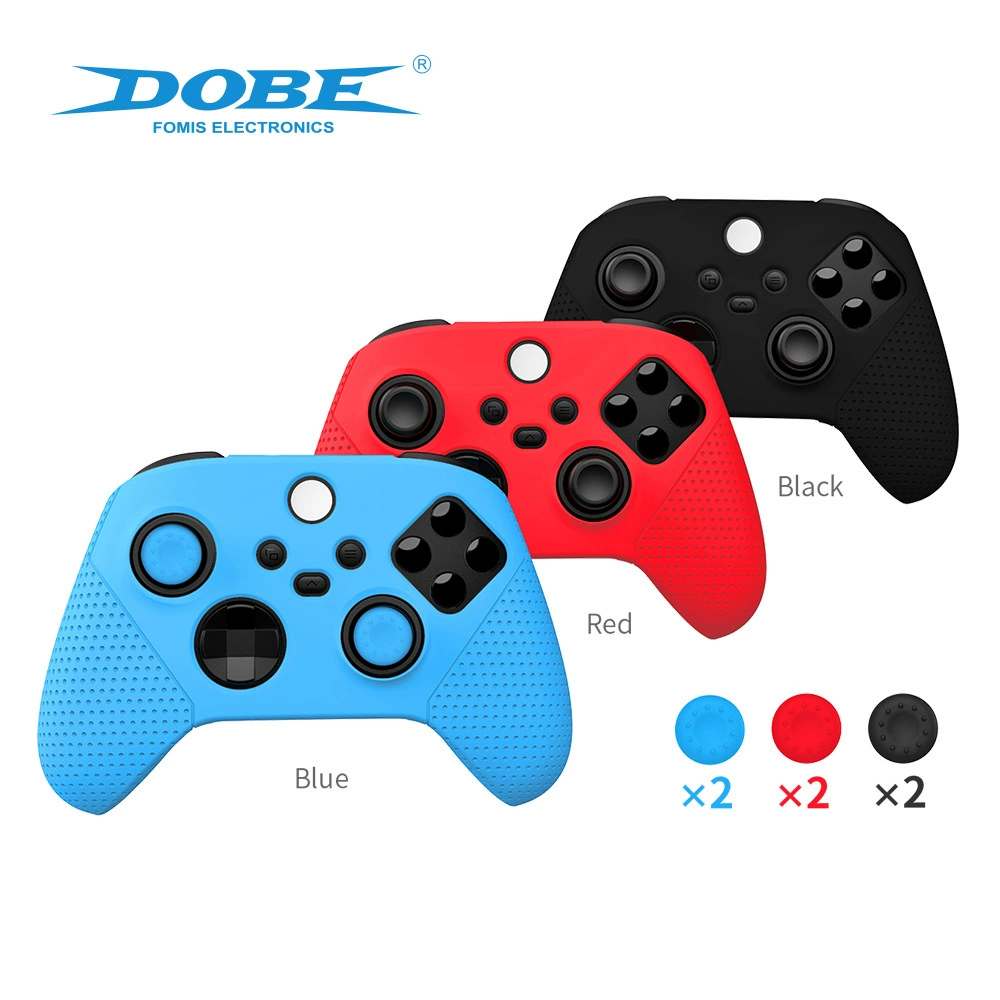 Силиконовый защитный чехол (DOBE TYX-0626) для контроллера Xbox Series X/S, противоскользящие текстурированные рукоятки, включает 2 крышки рычагов