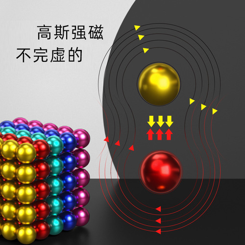 Magnetic Beads Buck Ball Magnetic Toy Magnet Ball Variety Magnetic Rubik's Cube Wholesale Magnetic Ball Magnet Set Magnetic Ball