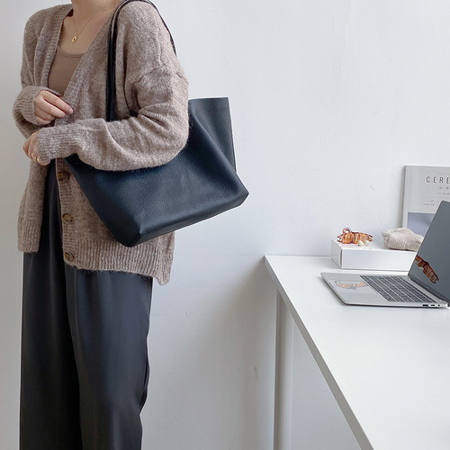 Bags for women, high-end soft PU mother-in-law large bags, cross-border women's shoulder bags, niche fashion large-capacity tote bags for women