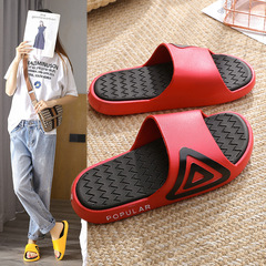 New slippers for men to wear outside, summer trend ins men's Korean style casual household non-slip soft bottom flip flops wholesale
