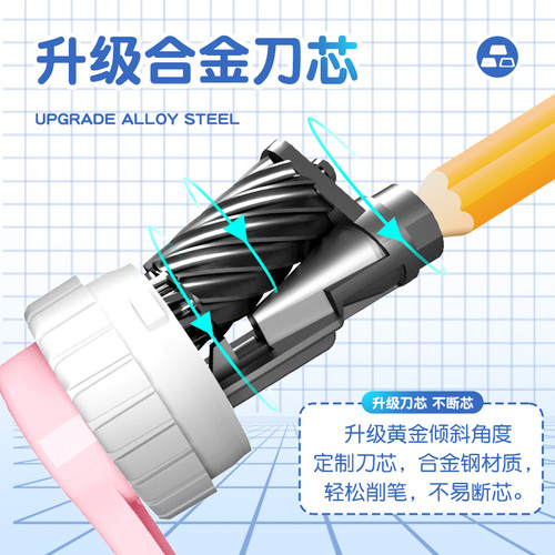 Deli Stationery 71158 automatic lead feeding pencil sharpener pencil sharpener pencil sharpener pencil sharpener batch
