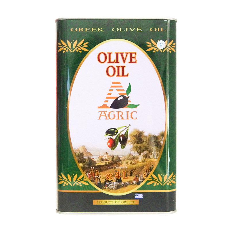 希腊原装进口阿格利司混合橄榄油批发4000ML铁桶装