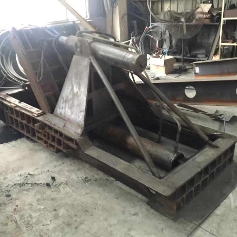 废旧金属边料自动打包机 卧式铝锅铝盆压块机 金属切屑自动压块机