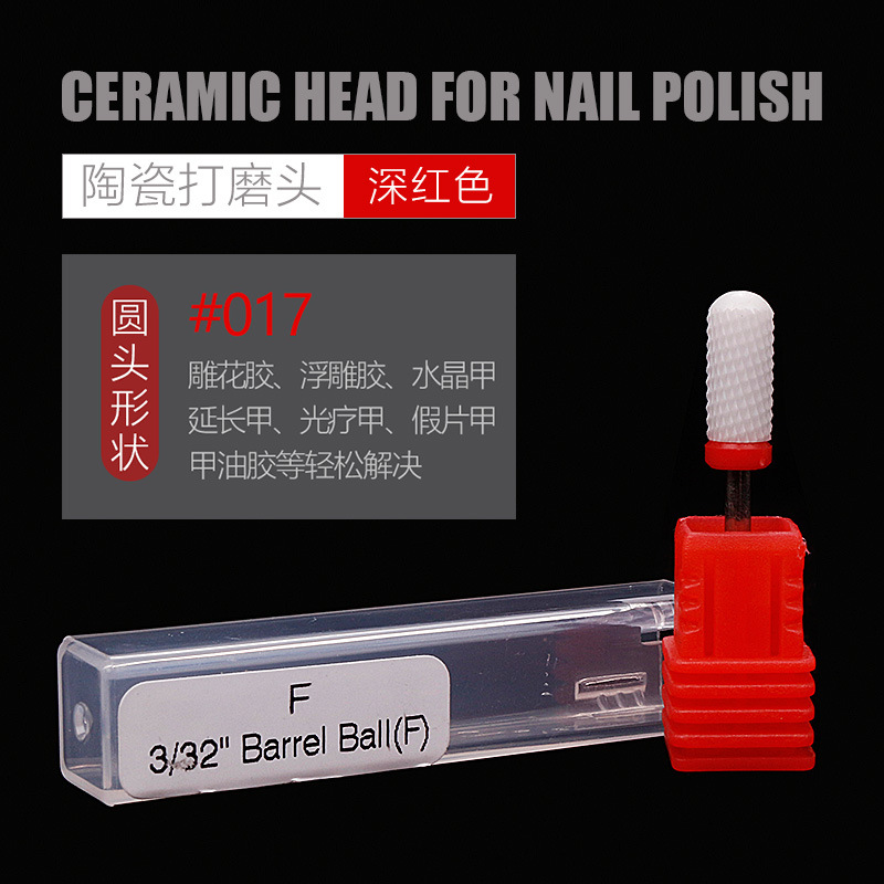 Nuevos productos transfronterizos de molienda de cerámica de manicuras, una sola pieza de molienda eléctrica cilíndrica de maíz en forma de cohete, molienda de accesorios