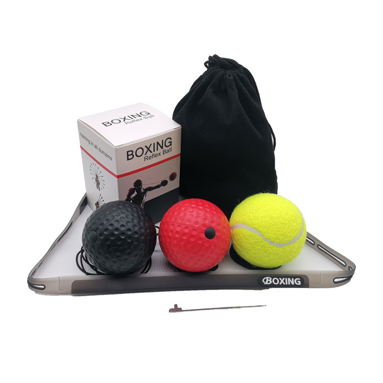 Bola de entrenamiento de boxeo Bola de velocidad para niños del hogar que cuelga la reacción de alta velocidad rebote desgaste de la cabeza BOLA DE VELOCIDAD DE BOXEO