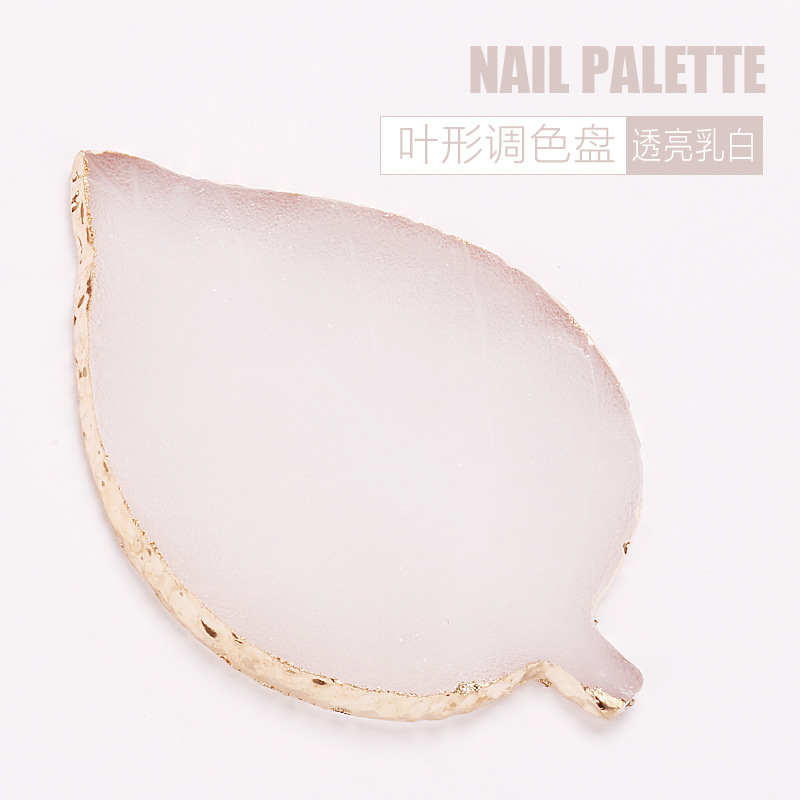 Hoja de uñas transfronteriza paleta resina ágata pieza de pintura de uñas color a juego pieza de uñas herramienta de tablero de exhibición