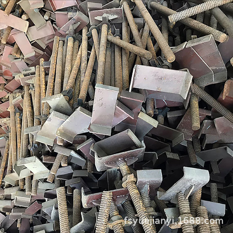 手脚架上下托 空心实心顶托制造厂家 粤建易模架 上下托生产厂家