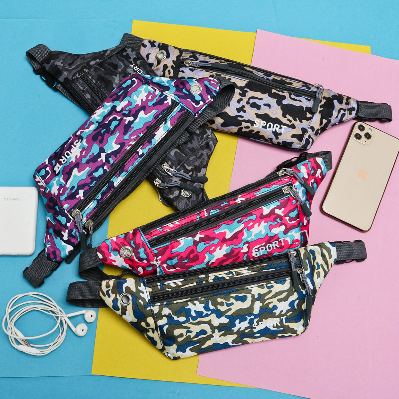 Hot-Selling Sports Waist Bag, Single Shoulder Crossbody Fitness Business Wallet, Waterproof Outdoor Sports Bag, Close-Fitting Outdoor Fitness Bag